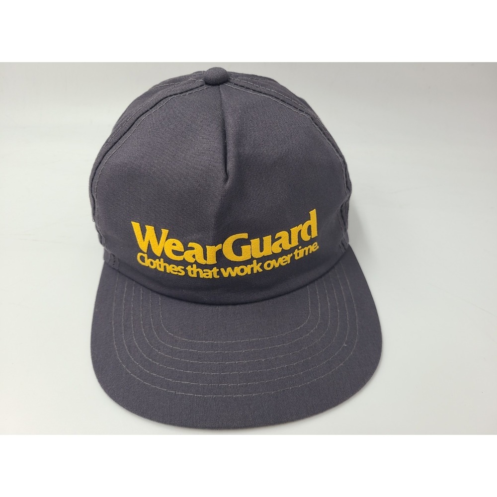 Vintage WearGuard Clothes That Work Over Time Snapback Hat Cap Men‎ Women Gray